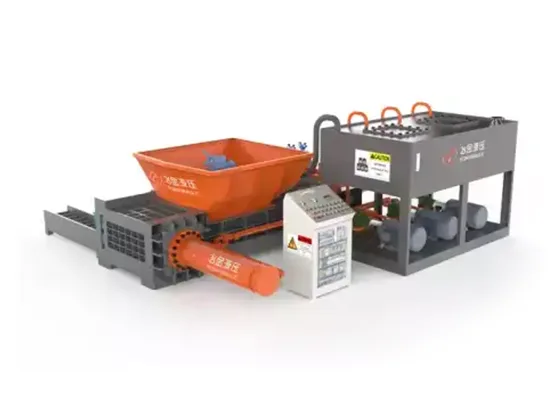 Balpressmaskin för skrotaluminium